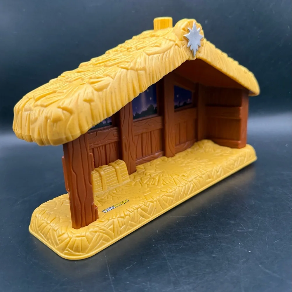 2002 Fisher Price Little People Nativity Stable Replacement Christmas Barn - Picture 7 of 11